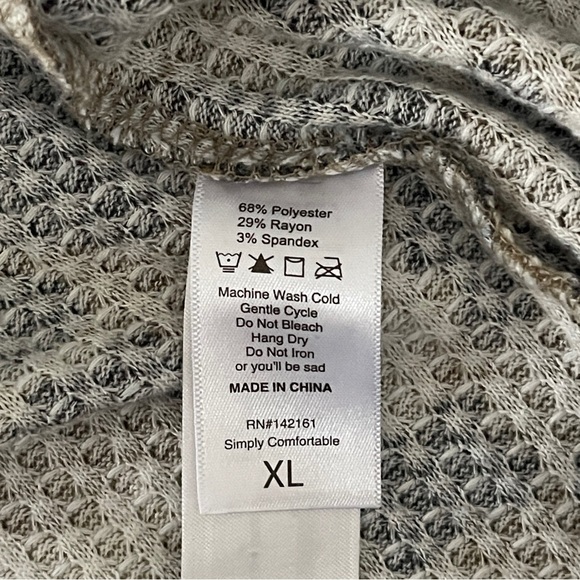 LuLaRoe Kristen Cowl Pullover Sweater Size XL LEOPARD ANIMAL PRINT Camo Wrap - Picture 4 of 8